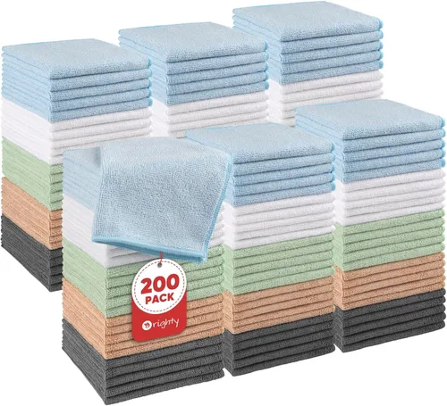Vista 35 de Orighty Paquete de 5 toallas faciales de microfibra, altamente absorbentes y suaves al tacto, toallas de mano para baño, hotel, spa y gimnasio, 11.5