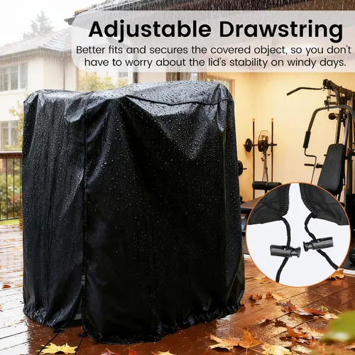 Vista 4 de MaWGcowerd Folding Treadmill Cover - Dustproof and Waterproof Oxford Cloth Sunscreen Cover
