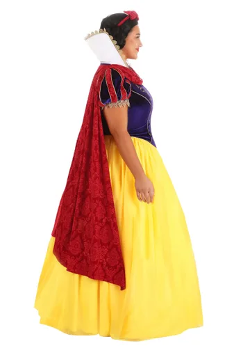 Vista 9 de Disfraz Premium de Blancanieves para Mujer Talla Plus Multicolor