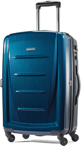 Vista 57 de Samsonite Winfield 2 Equipaje rígido con ruedas giratorias, Carbón vegetal, Grande de 28 pulgadas, a cuadros