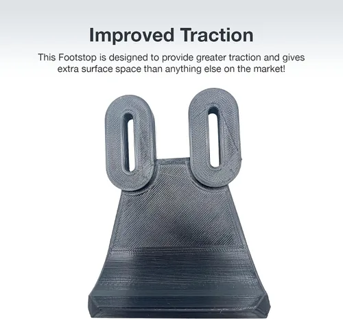 Vista 3 de Tope de pie de perfil bajo para Longboard o E-Skateboard – Tracción, equilibrio y control mejorados para Longboards o E-Skates – Mayor control al
