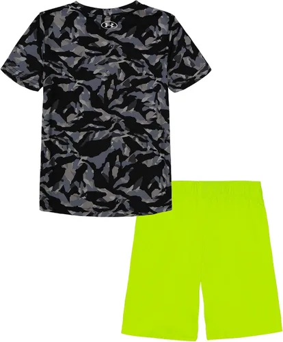 Vista 170 de Under Armour baby-girls Ua Terrazzo Leopard Heart SetShort Set