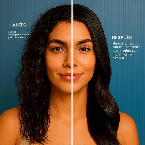 Vista 5 de Brscience Fusionfrizz Tratamiento orgánico de queratina - Solución profesional para alisar e iluminar el cabello, 3.4 fl oz