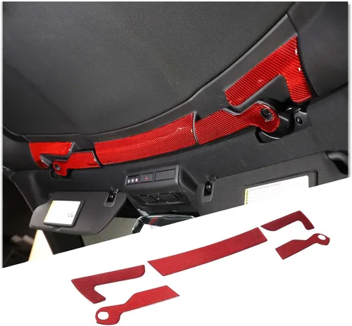 Vista 11 de CHEAYAR Kit de decoración de panel de interruptor convertible de fibra de carbono 3D suave 3D compatible con Corvette C8 Stingray Z06 Z51 2020 2021