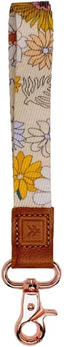 Vista 30 de Correa de muñeca de Thread Wallets para hombres y mujeres, llavero de pulsera para insignia, billetera y correa de muñeca para teléfono Negro