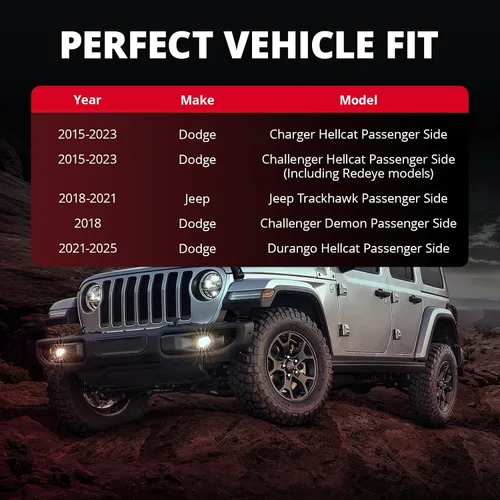 Vista 2 de EVIL ENERGY Lata de captura de aceite compatible con Dodge 2015-2023 Charger Challenger Hellcat 2018 Challenger Demon 2021-2025 Durango Hellcat