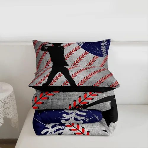 Vista 23 de Juego de ropa de cama de baloncesto para niños y adolescentes, juego de edredón deportivo para niños, tamaño matrimonial, suave, ligero, decoración