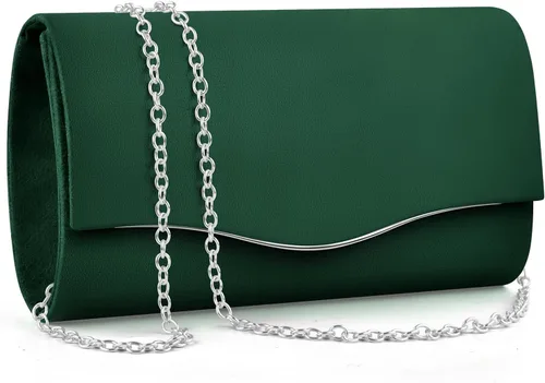 Vista 10 de TINDTOP - Bolsos de mano para mujer, formales para noche, de ante, con hombro, tipo sobre, para fiesta, bolsos cruzados, para boda, cóctel, bailes