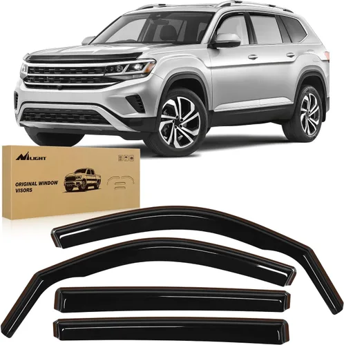 Vista 18 de Nilight - Deflectores de lluvia en canal para Ford Bronco Sport 2021 2022 2023 2024, deflectores de ventana originales, viseras de ventilación
