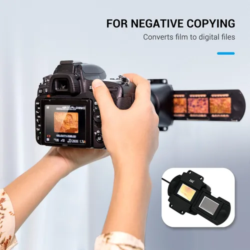 Vista 8 de Juego de adaptador de digitalización de película con luz LED reemplaza al Nikon ES-2 Convierte película negativa de 35mm y diapositivas a fotos