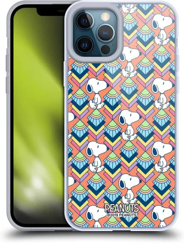 Vista 134 de Head Case Designs Snoopy Deco Dreams - Funda de gel suave con licencia oficial de Peanuts Blue Pattern compatible con Apple iPhone 7 Plus/iPhone 8