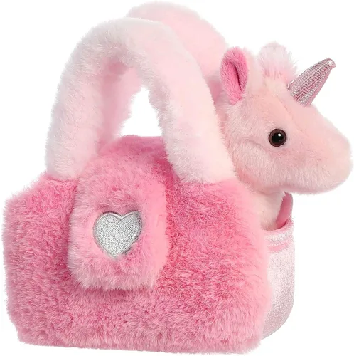Vista 2 de Aurora - Transportador de mascotas - 6" Rosa Plushy