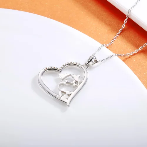 Vista 5 de Collar de vaca de plata de ley 925 con colgante de vaca, joyería con estampado de vaca para mujer, regalos de cumpleaños