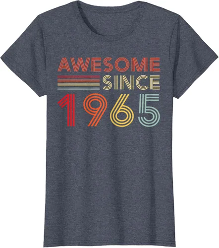 Vista 13 de Camiseta retro de 60 cumpleaños decoraciones para hombres 60 años 1965 60, Negro