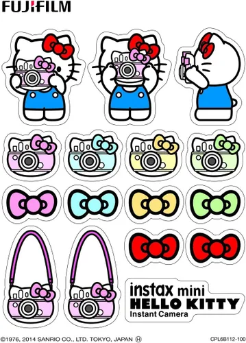 Vista 8 de Fujifilm Instax Hello Kitty - Cámara de película instantánea (rosa) - Versión internatinoal