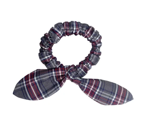 Vista 12 de Back to School/Uniform Plaid Scrunchie bunny ear Bowknot/School Uniform Plaid/Ponytail Bow Scrunchie/Plaid Accessories (Plaid 42-Bernards)