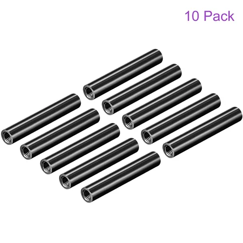 Vista 5 de DMiotech Paquete de 10 columnas espaciadoras de aluminio M3x50mm Separadores redondos Espaciadores Modelo Espaciado Tornillo Poste para RC, Negro
