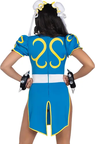 Vista 2 de Leg Avenue Disfraz de Street Fighter ChunLi para mujer