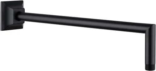 Vista 10 de SE91078-16BG - Brazo de ducha con brida, acero inoxidable cepillado de 16 pulgadas, brazo de extensión de cabezal de ducha montado en la pared