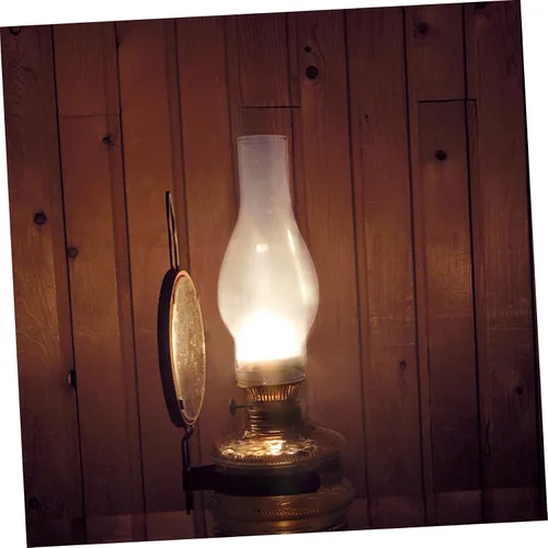 Vista 8 de DOITOOL Lámpara de cristal de queroseno para chimenea, 6.49 x 2.99 x 2.99 pulgadas, pantalla de repuesto para lámpara de aceite transparente