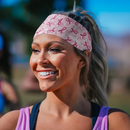 Vista 6 de Suddora Diademas de cinta rosa para entrenamiento, deportes y moda