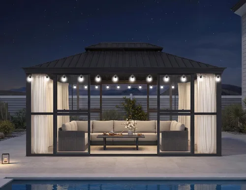 Vista 28 de Purple leaf - Gazebo para exteriores.