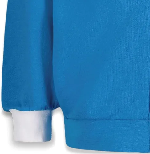 Vista 5 de SEGA Sonic The Hedgehog - Sudadera con capucha de vellón con cremallera para cosplay Azul