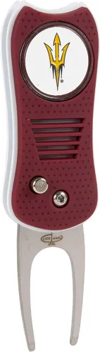 Vista 47 de Team Golf NCAA - Herramienta de divot de hoja conmutadora con marcador magnético de doble cara, presenta diseño patentado de una sola punta, causa