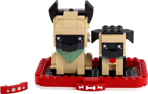 Vista 2 de LEGO BrickHeadz Mascotas Perros, Gatos, Peces, Aves o Hámsters (Elige Mascota) (Koi Fish 40545)