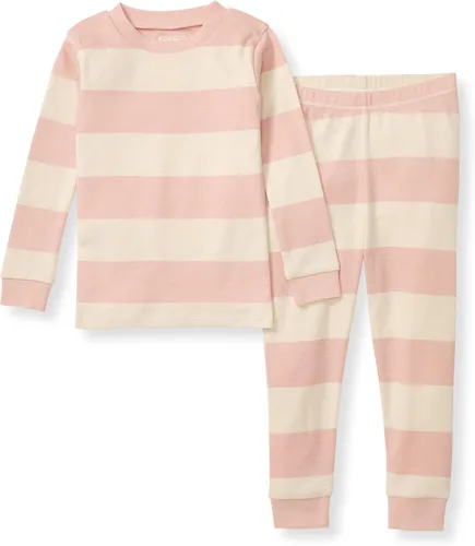 Vista 20 de Burt's Bees Baby Pijama para niña, 2 piezas, camiseta de manga larga y pantalones de algodón orgánico