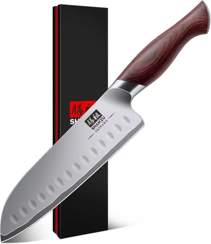 Vista 12 de Cuchillo de pan SHAN ZU de 10 pulgadas, cuchillo de corte de masa ácida ultra afilado, cuchillo de pastel de acero inoxidable de alto carbono