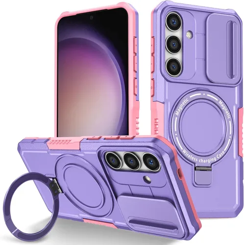 Vista 25 de Funda magnética para Samsung Galaxy Note 20 Ultra, soporte para teléfono, funda protectora mate a prueba de golpes, funda protectora para teléfono