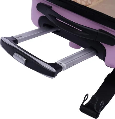 Vista 7 de TdiriNar Carro de paseo para niños de 20 pulgadas, equipaje portátil para niños con 4 ruedas universales, varios colores, impermeable, unisex