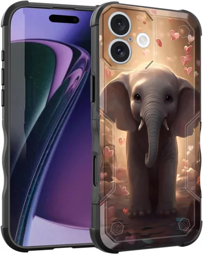 Vista 124 de Funda para iPhone Air, [doble capa] [protección contra caídas de grado militar de 10 pies] Funda resistente a prueba de golpes para iPhone Air