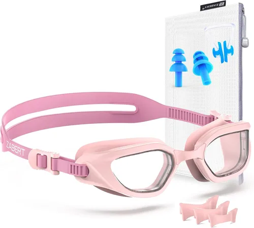 Vista 10 de Gafas de natación W2 para adultos, hombres y mujeres, protección UV antivaho sin fugas