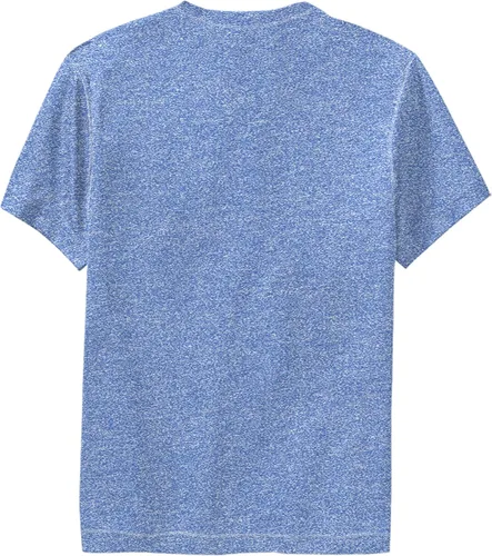 Vista 3 de Teenage Mutant Ninja Turtles - Camiseta de grupo de tortugas para niños, color azul rey jaspeado, talla XL