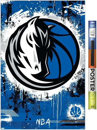Vista 14 de Trends International NBA Dallas Mavericks - Póster de pared con logotipo Maximalist 23