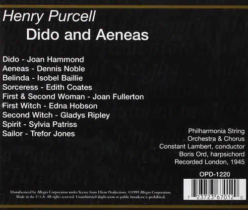 Vista 2 de Dido & Aeneas