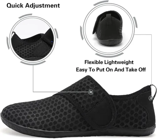 Vista 4 de Lisdwde Zapatos de agua para mujeres y hombres zapatos de agua antideslizantes zapatos de natación deportes de playa zapatos de calcetín de secado