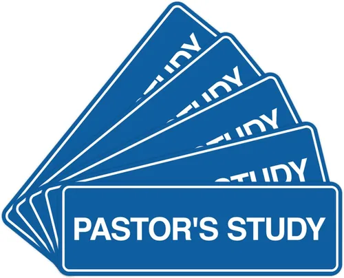 Vista 15 de Signs ByLITA Señal de estudio estándar del pastor (negro) - Pequeño