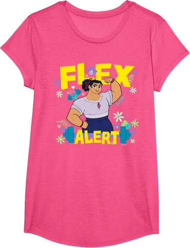 Vista 15 de Disney Encanto Luisa Madrigal Flex Alert Camiseta, Negro