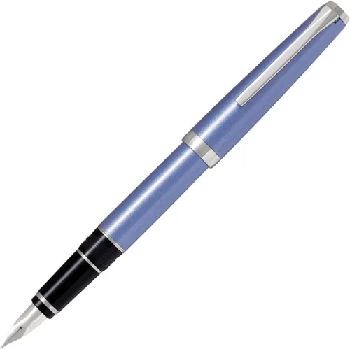 Vista 15 de PILOT Pluma estilográfica Metal Falcon Collection, barril negro, punta extrafina (60461)