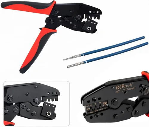 Vista 9 de JRready Deutsch DTP Crimpadora Open Barrel ACT-LY-12DTP - para contactos estampados Size12 (1060-12-0166/1062-12-0166) 12-14AWG, para cabrestante
