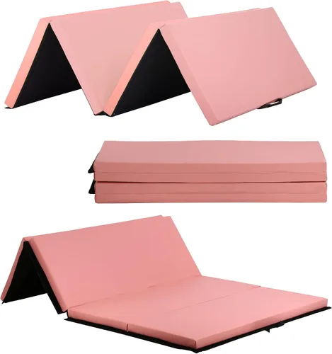 Vista 11 de Gymnastics Mat for Kids Adults, Folding Extra Thick Tumbling Mats with Carrying Handle, 6’x2’ Anti-Tear Lightweight Exercise Mat, Indoor/Outdoor