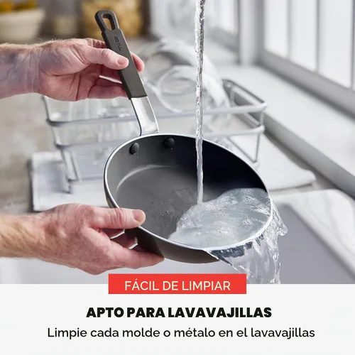 Vista 9 de GreenPan x Bobby Flay - Juego de ollas y sartenes antiadherentes de 10 piezas, cerámica de diamante sin PFAS, apto para inducción, fácil de limpiar