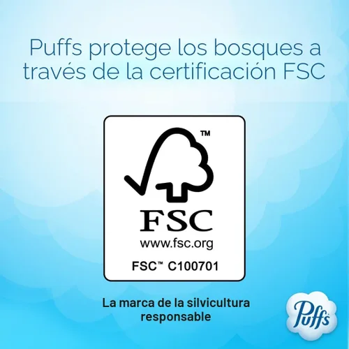 Vista 11 de Puffs - Pañuelos faciales ultra suaves, 1 caja de tamaño familiar, 124 pañuelos faciales por caja