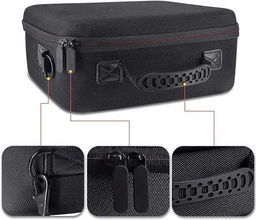 Vista 5 de Retear Funda para interruptor compatible con Nintendo Switch y Switch OLED, funda de transporte rígida portátil para consola de interruptores