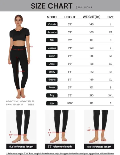 Vista 2 de Leggings de yoga para mujer, pantalones de entrenamiento de 25 pulgadas, cintura alta, sin costuras frontales, control de abdomen, sensación