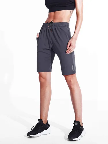Vista 15 de NELEUS Pantalones cortos de correr ligeros para mujer, pantalones cortos atléticos de entrenamiento para yoga con bolsillo
