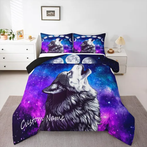 Vista 22 de Juego de ropa de cama personalizado con lentejuelas negras y doradas, tamaño individual, edredón de corazón dorado con purpurina para mujeres